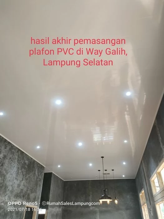 Jasa Pasang Plafon PVC Terdekat di  Tanjung Karang Pusat Bandar Lampung