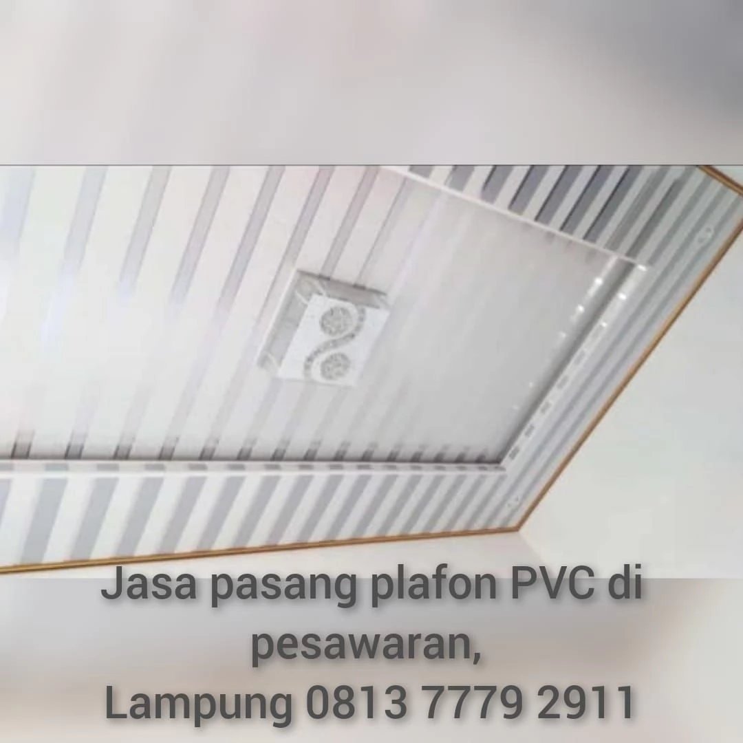 Jasa Pemasangan Plafon PVC Terdekat  Kabupaten Pesawaran Lampung